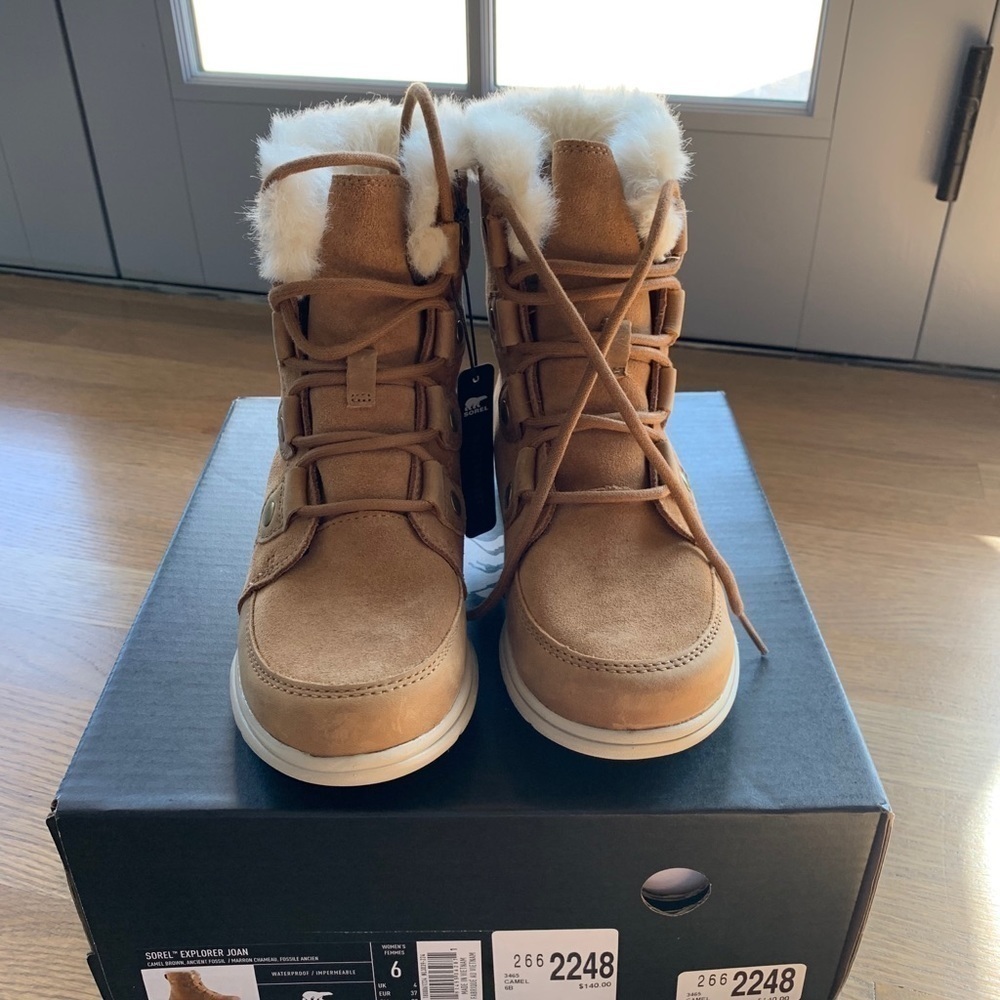Sorel Explorer Lace-Up Waterproof Suede Boots - Picture 3 of 12